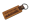 Let's Get Lost Rustic Wood Keychain 