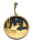 Rustic Wood Moose Ornament 