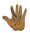 Fractal Burned Wood Hand